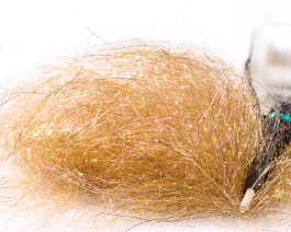 Baitfish ULTRA Sparkle Dubbing, Tan UVR / 06